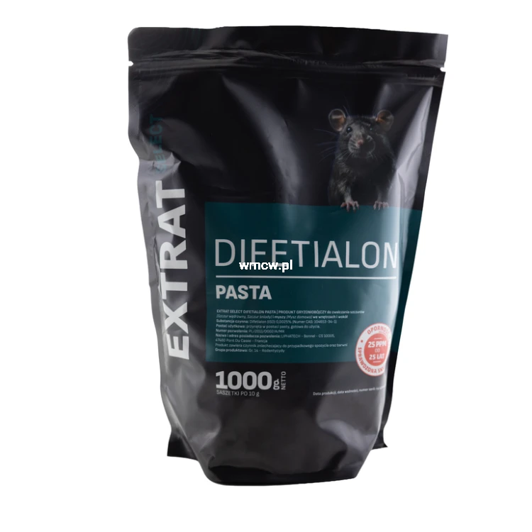Trutka na myszy i szczury, pasta 1 kg, difetialon, Extrat Select SKU