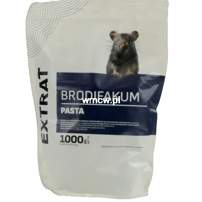 Trutka na myszy i szczury,pasta, 1 kg,brodifakum, Extrat